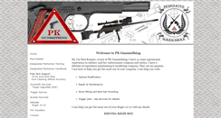 Desktop Screenshot of pk-gunsmithing.com