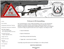 Tablet Screenshot of pk-gunsmithing.com
